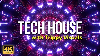 TECH HOUSE MIX 🛸👽 | #06 | TRIPPY VISUALS (4K UHD)