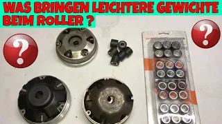[FAQ] Was bringen leichtere Gewichte beim Roller ??? Antrieb optimieren