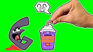 Alphabet Lore Finger Heart Fancy Refill G and the milkshake