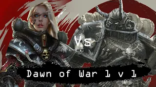 Dawn of War  Soulstorm 1 v 1 Sisters of Battle vs Chaos Space Marines