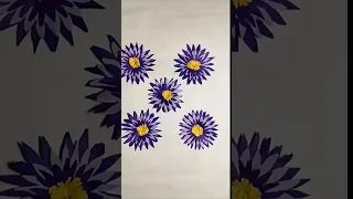 Flower making with paper | paper flower 🌺 #shorts