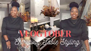 🍂Cozy Fall 2023 Entryway Decorate with me | How to Style Entryway Table for Fall | Fall 2023