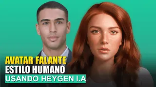 I.A de AVATAR FALANTE HUMANO com Edição de Vídeo e VOZ [HEYGEN]