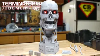 3D Printed Terminator T800 Endoskull - Part 3 - Dry Fitting Before Paint