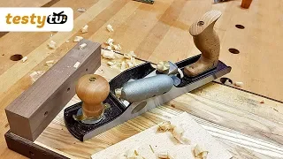 Planer for wood - long DICTUM no. 62 with a low angle of attack