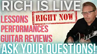 Live Guitar Lessons, Tips, & Talk  | Ask Your ??'s | Autumn Leaves | Night & Day