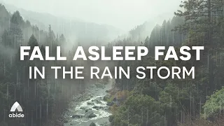 GOD IS CARRYING YOU In The Storm | Sleep Talk Down + Relaxing Rain Sounds to Sleep Soundly All Night