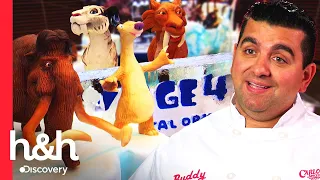 Buddy prepara um bolo para os criadores do filme "A Era do Gelo" | Cake Boss | Discovery H&H Brasil