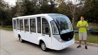 15p Enclosed Electric Shuttle / Tram from Bintelli Electric Vehicles -