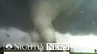 Violent Tornado Causes Major Damage Amid Outbreak in Oklahoma | NBC Nightly News