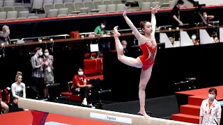 Luo Rui (CHN) Balance Beam - 2021 World Championships - Podium Training