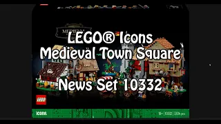 LEGO Medieval Town Square 2024 (Icons Set 10332): Klemmbausteinlyrik News