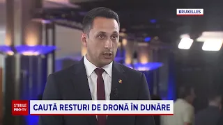 Bucăți de aluminiu și cabluri găsite de corespondentul Știrilor PRO TV la Plauru, unde a căzut drona