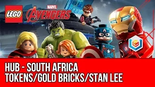 LEGO Marvel's Avengers South Africa Hub Collectibles - Character Tokens/Gold Bricks/Stan Lee