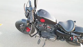 2017 Harley davidson sportster 48 Vance and hines short shots staggered with quite baffles