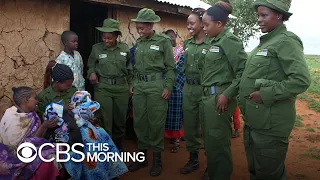 A new team of female rangers are proving to be very successful at protecting Kenya's wildlife