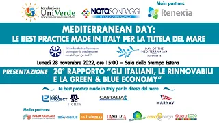 Mediterranean Day. Le best practice made in Italy per la tutela del mare.
