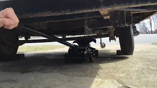 Straightening a Trailer Axle Part 1