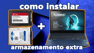 Como colocar HD/SSD extra no Lenovo Ideapad (e outros notebooks). Rápido e fácil, tutorial completo!