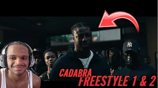 HE WENT CRAZY ON THESE🔥 | AMERICAN REACTS TO 'Abra Cadabra' - "CADABRA FREESTYLE" 1 & 2"