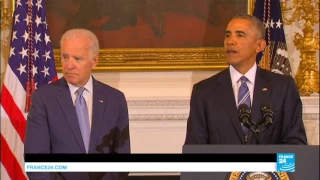 US - Obama surprises Biden, awarding him the medal of freedom: "the finest VP we've ever seen"