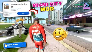 Indian Bike Driving 3d Miami City Mod | GTA Vice City Miami City Indian Bike Driving 3d 🔥