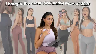 I bought the most viral activewear of 2022 (vlogmas day 22)