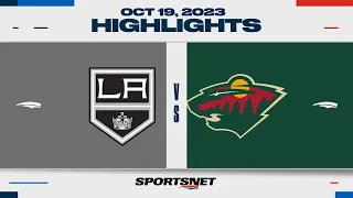 NHL Highlights | Kings vs. Wild - October 19, 2023