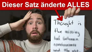 Nach diesem Satz hatte ich sofort weniger negative Gedanken