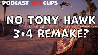 ACTIVISION REJECTS PITCH FOR TONY HAWK 3 + 4 REMAKE | Podcast 572 Clips #tonyhawk #activision #xbox