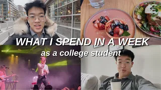 WHAT I SPEND in a WEEK as a 22-YEAR-OLD COLLEGE STUDENT in TORONTO | how to LIVE on a BUDGET in 2023