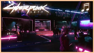 CYBERPUNK 2077 Ambient Soundtrack | 1 HOUR Lizzie's Bar Club Ambience