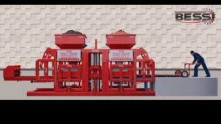 PAVING-CURBSTONE MACHINES /DOUBLE MORTAR HOPPER
