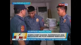 NCRPO chief Eleazar, nasermonan ang natutuloy na pulis habang naka-duty