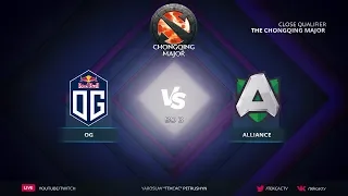 [RU] OG vs Alliance | Secret vs Hippomaniacs | Bo3 | The Chongqing Major Europe Qualifier by @Tekcac