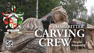 HarzRitter Carving Event 2021 - Harzköhlerei Stemberghaus Hasselfelde Schnittskunst mit Kettensägen
