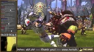 Dark Elves vs Orcs (the Sage plays blood bowl 2)