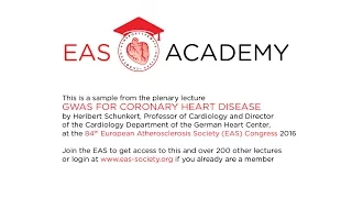 GWAS FOR CORONARY HEART DISEASE, ProfDr H Schunkert