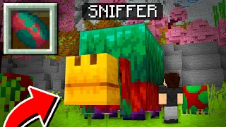 COMO ENCONTRAR E PEGAR O SNIFFER no SURVIVAL! - Minecraft Hardcore 1.20