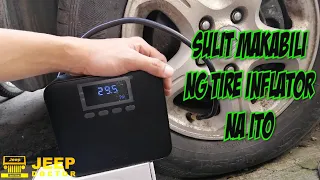 PANALO KA SA PORTABLE TIRE INFLATOR NA ITO MURA NA AUTOMATIC SHUTOFF PA AT MARAMI PANG IBA