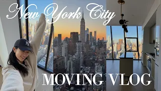NYC moving vlog 📦 moving into my new apartment + empty apt tour, a new chapter & reflecting on 2023