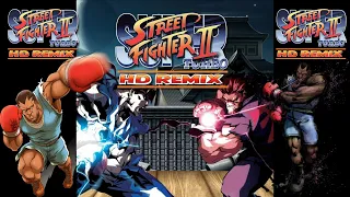 First time Playing Super Street Fighter II Turbo HD Remix MUGEN w/ Balrog on Hard 8 Difficulty