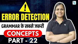 Top 100 Questions - Error Detection (Part-22) English Grammar Nimisha Bansal | Unacademy Bank Exams