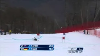 Thomas Nolte (1st run) | Men's giant slalom sitting | Alpine skiing | Sochi 2014 Paralympics