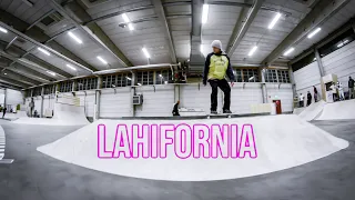 Jani Laitiala skateboarding at Lahti city Vipukulma