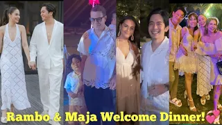 Maja Salvador & Rambo Nuñez STAR STUDDED PRE-WEDDING WELCOME DINNER w/ John Lloyd Cruz @ KEMPINSKI💞💍