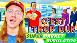 MON SUPERMARCHÉ ME REND FOU ! Supermarket Simulator - Délires de Max