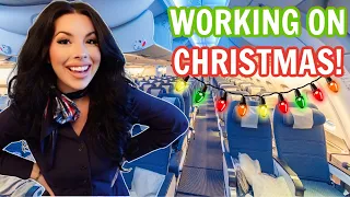 International Flight Attendant Life - WORKING A 3 DAY TRIP ON CHRISTMAS DAY! ✈️🎄✨