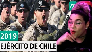 Reacción | Parada Militar 2019 | Desfile Escalón del Ejército de Chile con himnos a viva voz | Bel