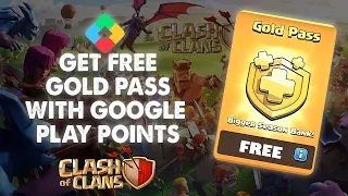 How to Get Clash of Clans Gold Pass Free with Google Play Points